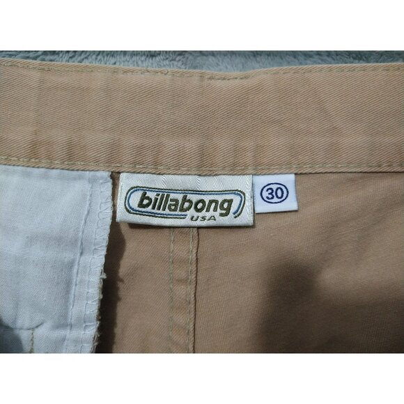 Vintage Billabong Shorts Mens 30 Beige Cargo Baggy Utility Surf Skate Made USA - Picture 7 of 8